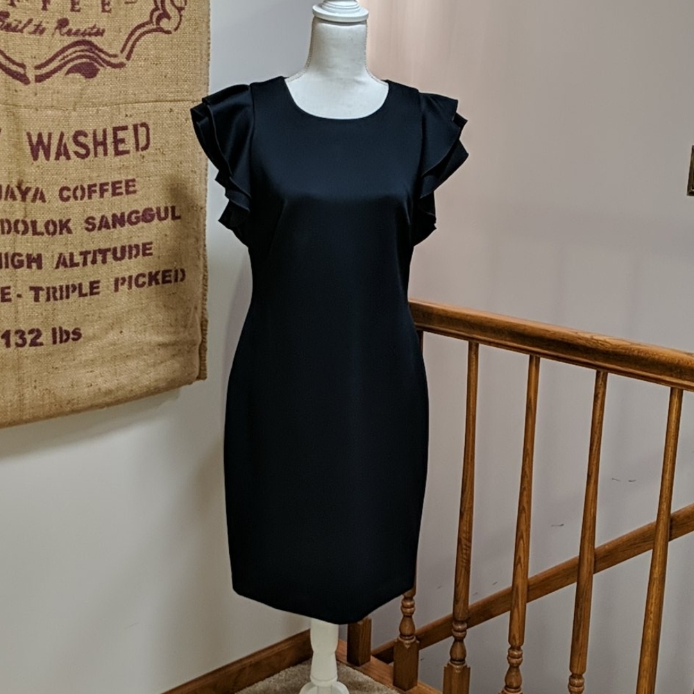 Tommy Hilfiger Ruffle Sleeve Dress